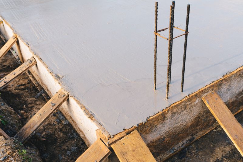 Foundation concrete work