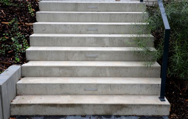 Poured Step Installation in Bremerton