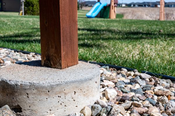 Deck Footing Installation in Bremerton