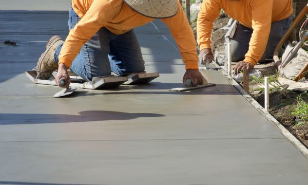 Cement Pad Construction in Bremerton