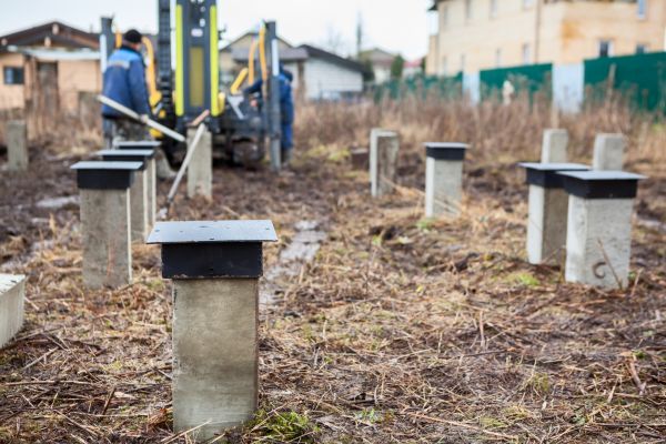 Concrete Piling Installation in Bremerton