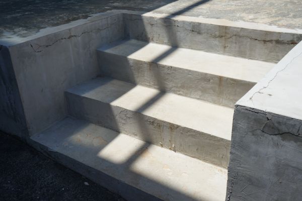 Poured Steps Installation in Bremerton