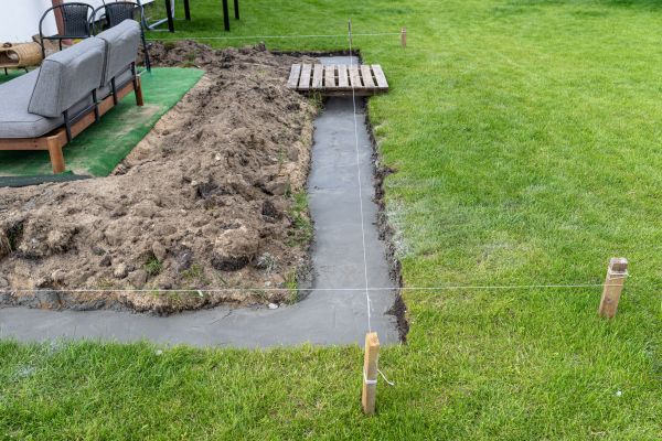 Cement Footer Installation in Bremerton